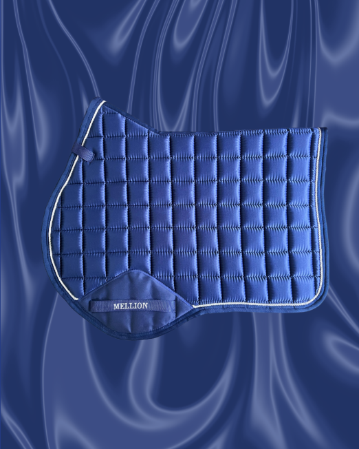 Mellion Signature Numnah - Navy Blue | Extra-Full