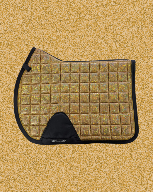 Mellion Signature Numnah – Gold Glitter | Full