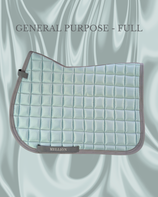 Mellion Signature Numnah – Soft Aqua | Full