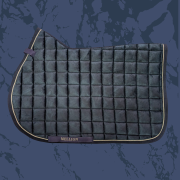 Mellion Signature Numnah – Marble Navy | Full