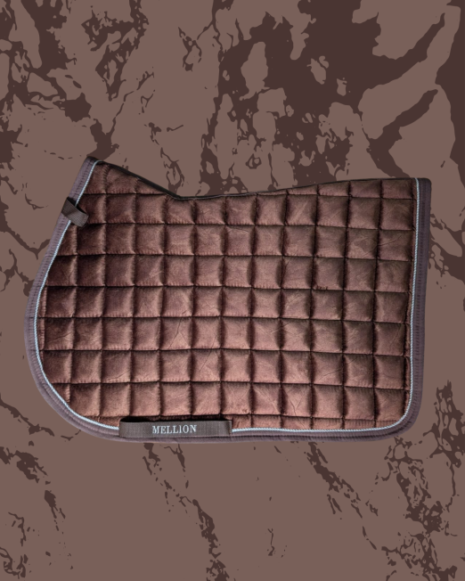 Mellion Signature Numnah – Marble Brown | Full