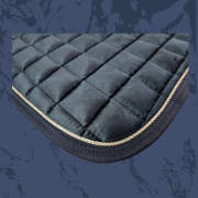 Mellion Signature Numnah – Marble Navy | Full