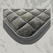 Mellion Signature Numnah – Marble Grey | Full