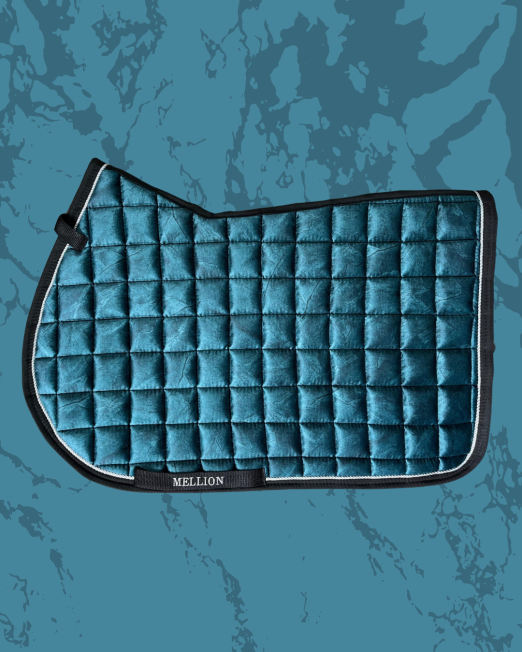 Mellion Signature Numnah – Marble Teal | Full