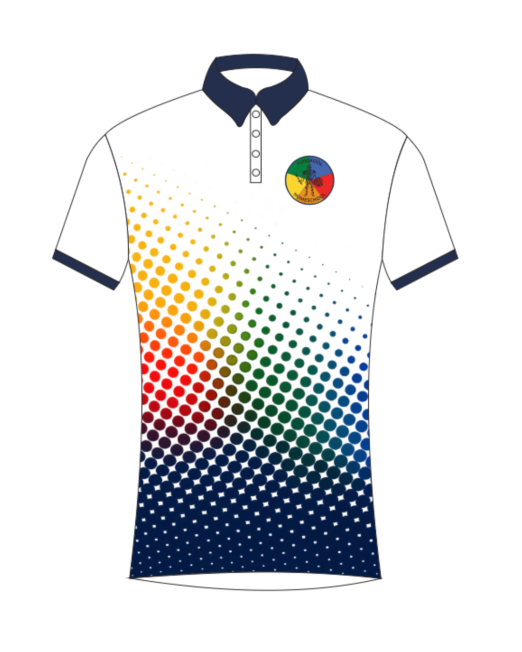 Short Sleeve Ombre Print