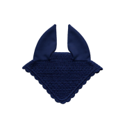 Navy Crochet Earveils